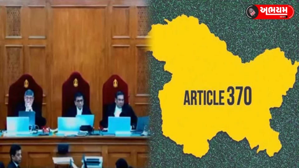 'Decision to abrogate Article 370 absolutely right': Supreme Court
