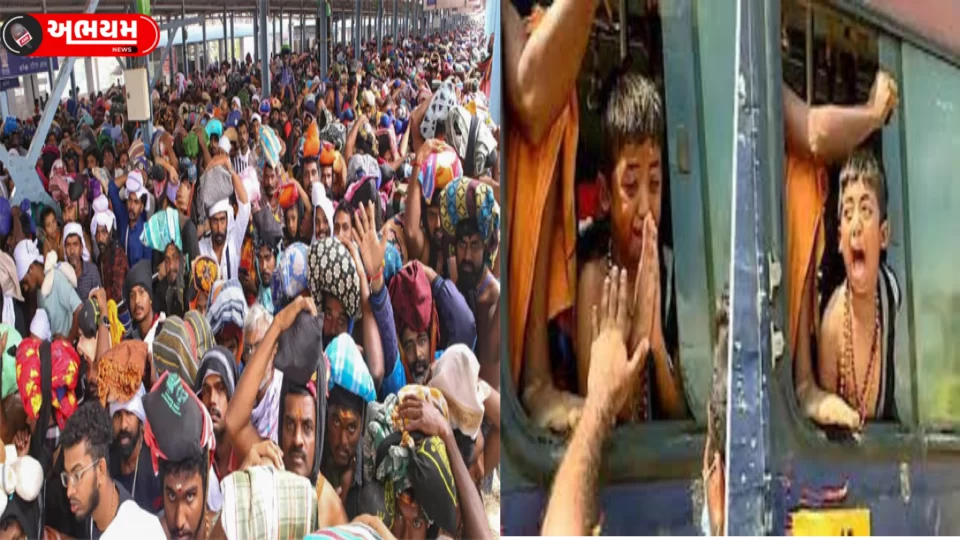 Huge crowd of devotees at Sabarimala