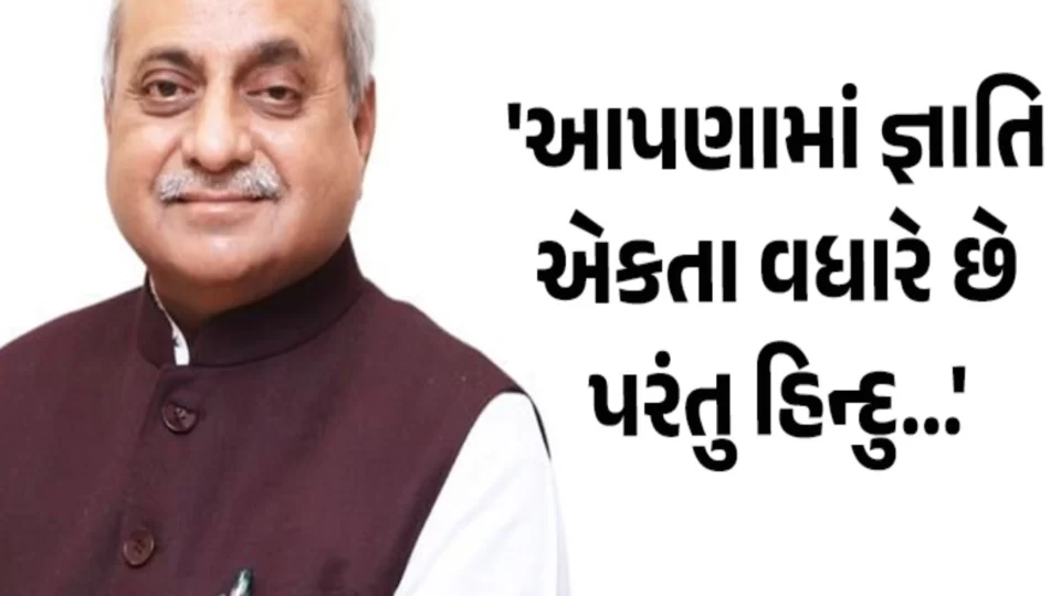 Nitin Patel has said about Hindus