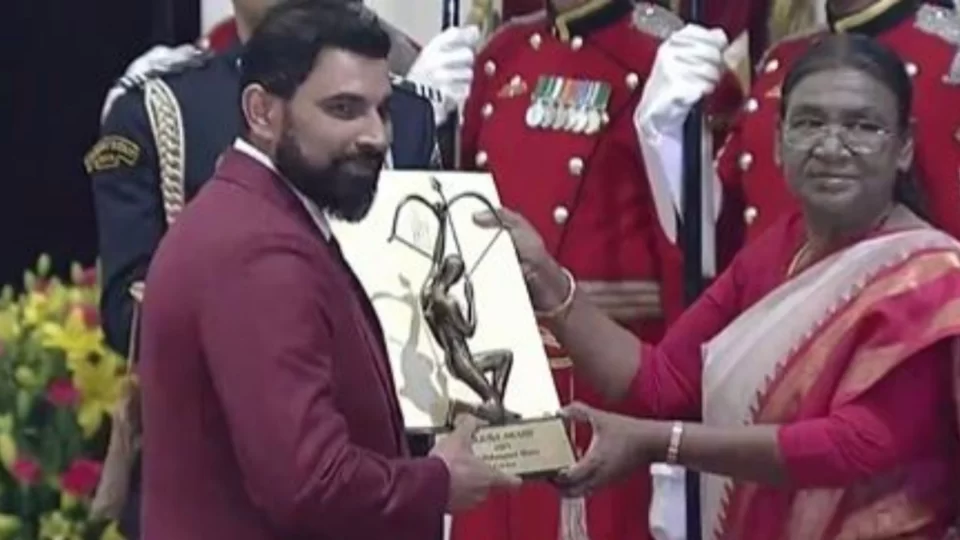 Honored with Mohammed Shami Arjuna Award